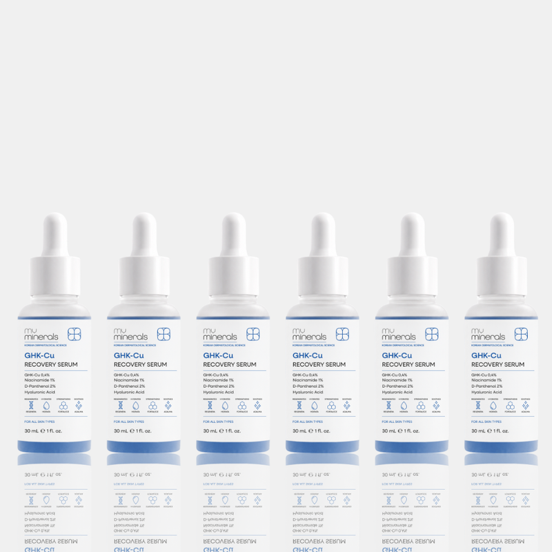Kit Sérum Facial GHK-Cu - 6 Meses de Tratamento